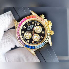 Rolex - Rainbow Daytona 40 мм инкрустирован 36 драгоценными камня