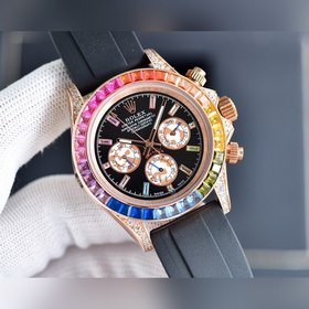 Rolex - Rainbow Daytona 40 мм инкрустирован 36 драгоценными камня