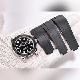 Rolex Yacht-Master (YM, белый корпус керамическим безелем и резин