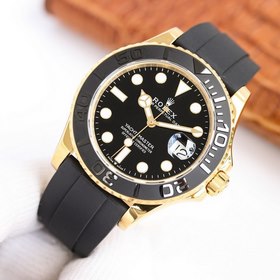 Rolex Yacht-Master (YM, белый корпус керамическим безелем и резин