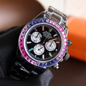 Rolex третьего поколения Daytona Coca-Cola Rainbow Diamond новейш