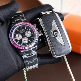 Rolex третьего поколения Daytona Coca-Cola Rainbow Diamond новейш