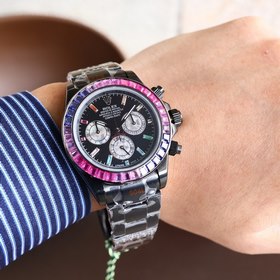 Rolex третьего поколения Daytona Coca-Cola Rainbow Diamond новейш