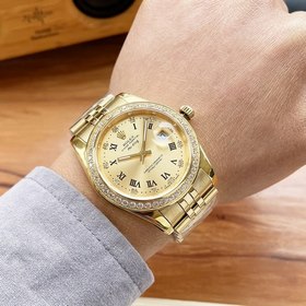Роскошные мужские часы Rolex, размер 40*13 мм, . Классический диз