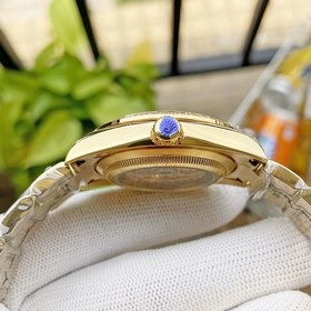 Роскошные мужские часы Rolex 36*13 мм . Эффектный ажурный дизайн,