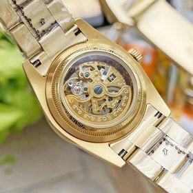 Роскошные мужские часы Rolex 36*13 мм . Эффектный ажурный дизайн,