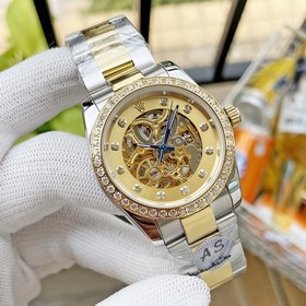 Роскошные мужские часы Rolex 36*13 мм. Экстравагантный ажурный ди