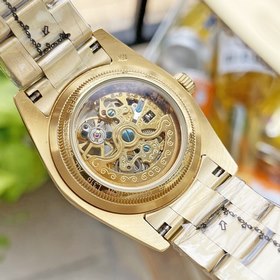 Роскошные мужские часы Rolex 36*13 мм. Экстравагантный ажурный ди