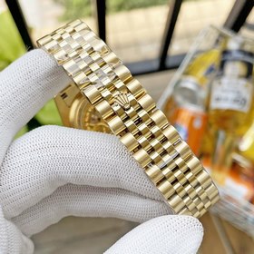 Роскошные мужские часы Rolex 36*13 мм. Экстравагантный ажурный ди