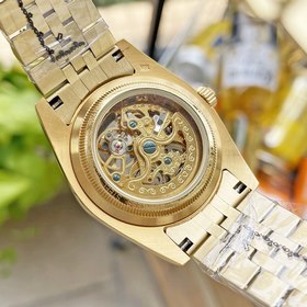 Роскошные мужские часы Rolex 36*13 мм. Экстравагантный ажурный ди