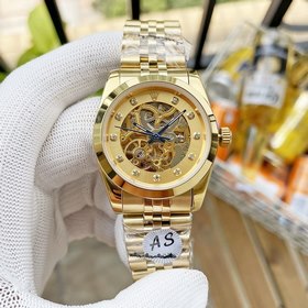 Роскошные мужские часы Rolex 36*13 мм. Экстравагантный ажурный ди