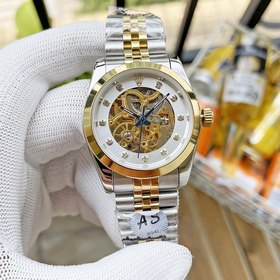 Роскошные мужские часы Rolex 36*13 мм. Экстравагантный ажурный ди