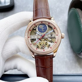 Роскошные мужские часы Rolex 43*13 мм. Экстравагантный ажурный ди