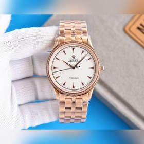 Белый Rolex ROLEX Классические модные часы Необходимый аксессуар