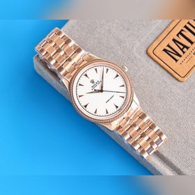 Белый Rolex ROLEX Классические модные часы Необходимый аксессуар