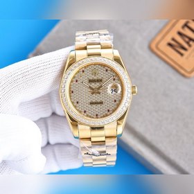 Роскошные мужские часы Rolex с классическим дизайном с тремя стре