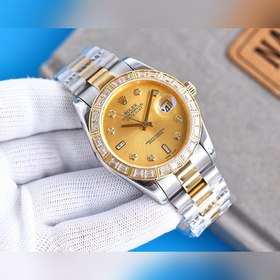 Роскошные мужские часы Rolex с классическим дизайном с тремя стре