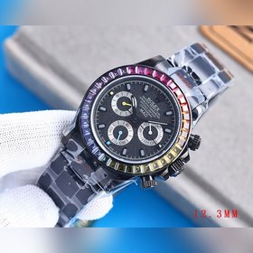 RILEX Rolex ультратонкий обновленный радужный бриллиант 12,3 мм Ч