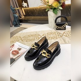 Stuart Weitzman Изящные туфлиз кожи с жемчужной пряжкой и больши