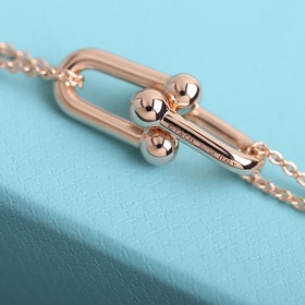 Двойное колье с кольцамиз коллекции Tiffany HardWear Двойные коль