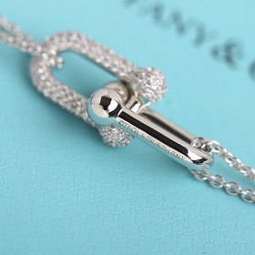 Двойное колье с кольцамиз серии Tiffany HardWear Двойные кольца с