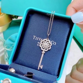 Колье с ключом Tiffany из серебра 925 пробы с 18-каратным золотым