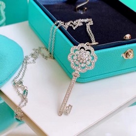 Колье с ключом Tiffany из серебра 925 пробы с 18-каратным золотым