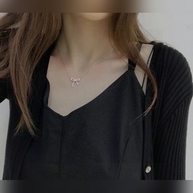 Колье Tiffany с бантиком и бриллиантами Импортировано из Германии