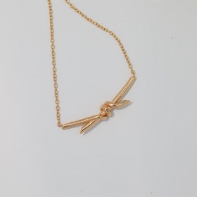 Колье Tiffany с узлом с бриллиантами, изготовлено из серебра 925