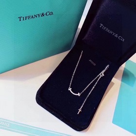 Tiffany Тиффани мини-колье с бриллиантами улыбкой Серия «Улыбка»