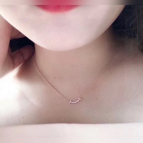 Tiffany Тиффани мини-колье с бриллиантами улыбкой Серия «Улыбка»