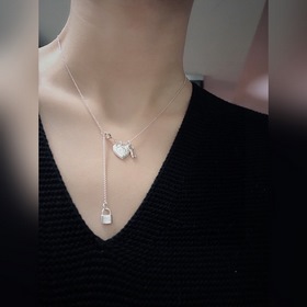 Tiffany Two серия Сердцевидный ключ на цепочке Изготовлено из вы
