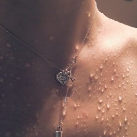 Tiffany Two серия Сердцевидный ключ на цепочке Изготовлено из вы