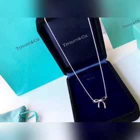 Ожерелье Tiffany с бантиком Импортировано из Германии, 925 проба