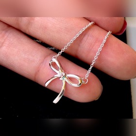 Ожерелье Tiffany с бантиком Импортировано из Германии, 925 проба