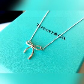 Ожерелье Tiffany с бантиком Импортировано из Германии, 925 проба