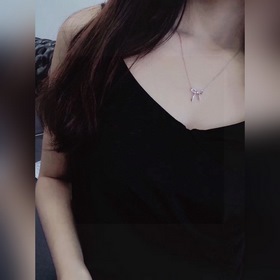 Колье с бантиком Tiffany Импортировано из Германии, 925 проба сер