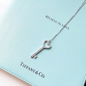 Tiffany Keys Сердцевидный ключ на цепочке
