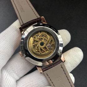 Chopard, мужские часы с тремя стрелками ажурным циферблатом Высок