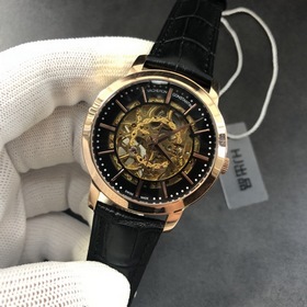 Часы Vacheron Constantin с тремя стрелками ажурным циферблатом дл