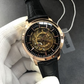 Часы Vacheron Constantin с тремя стрелками ажурным циферблатом дл