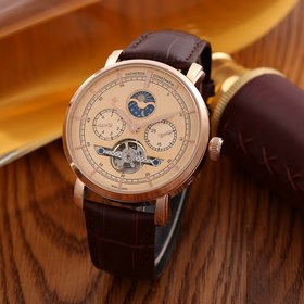 Vacheron Constantin – эксклюзивные мужские часы Ремешок： кожа пер