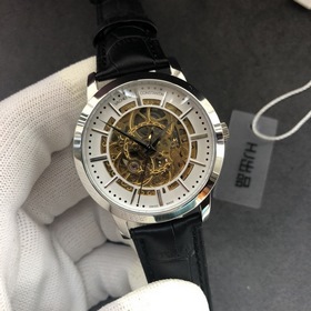Chopard, мужские часы с тремя стрелками ажурным циферблатом Высок