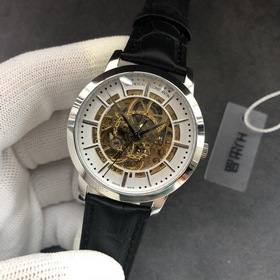 Chopard, мужские часы с тремя стрелками ажурным циферблатом Высок