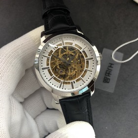 Chopard, мужские часы с тремя стрелками ажурным циферблатом Высок