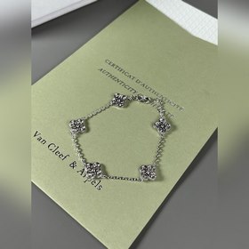 Van Cleef & Arpels Мини-браслет с пятью бриллиантами Очень вы