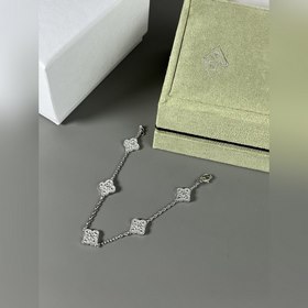 Van Cleef & Arpels Мини-браслет с пятью бриллиантами Очень вы