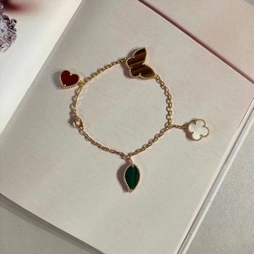 Браслет Van Cleef & Arpels с четырьмя цветами Разноцветные цв