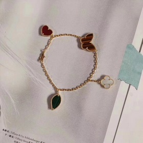 Браслет Van Cleef & Arpels с четырьмя цветами Разноцветные цв
