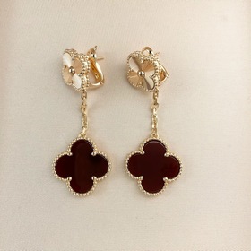Van Cleef & Arpels Sweet Alhambra двойные серьги Оригинальная